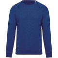 Heren Sweater Kariban BIO raglanmouwen Ocean Blue Heather